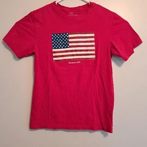 Faded Glory Damen T-Shirt rot Sommer 2011 amerikanische Flagge Größe S 34/36 - Bild 1 von 9