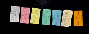 Monopoly The Simpsons 2001 Edition Replacement Play Money Parts Lot - Picture 1 of 1