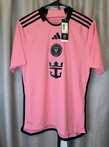 Inter Miami CF Messi 10 Soccer Jersey Youth XL/small Adult Mens Adidas Pink NWT - Picture 1 of 5