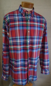 Polo Ralph Lauren uomo XL vestibilità classica 100% cotone camicia a quadri - Foto 1 di 8