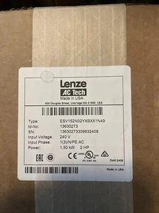 Lenze EVS152N02YXBXX1N49 2CV Nuovo 240V 1,50 Kw - Foto 1 di 1