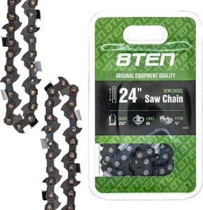 Catena motosega semi scalpello 8TEN calibro 24" 0,05", 84 maglie, passo 3/8 - Foto 1 di 1