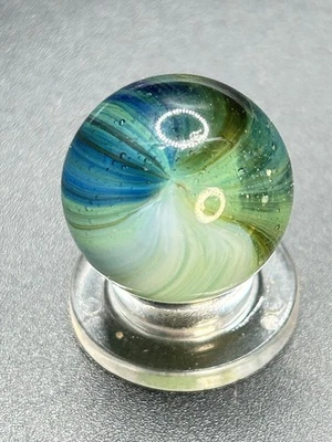 UV Active Master Made Sunburst Marble Vintage Marbles 0.709” - Image 1 of 4