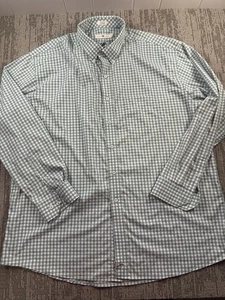 Onward Reserve Hemd Herren XL Grün Weiß Gingham Classic Fit Button Down - Bild 1 von 8