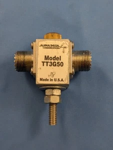 Alpha Delta TT3G50 Ochrona przeciwprzepięciowa 50 Ohm - Zdjęcie 1 z 3