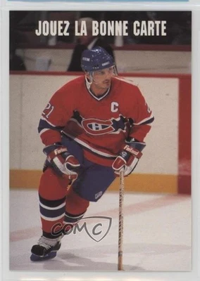 1991-92 Pro Set French Guy Carbonneau #345 HOF - Image 1 of 3