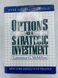 Options as a Strategic Investment by Lawrence G. McMillan / Hardcover - GOOD - Picture 1 of 23