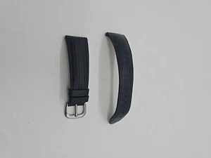 Correa de reloj Cuervo Y Sobrinos 20 mm de cuero negro - Imagen 1 de 6