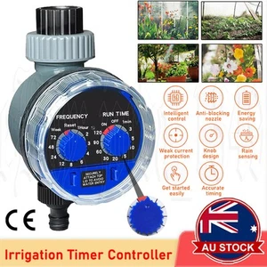 Electronic Water Tap Timer For Garden Hose AUTO Watering Irrigation Controller - Picture 1 of 12