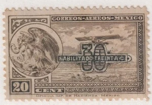 Mexico Scott# C46 20c MH Scott=$75 - Picture 1 of 1
