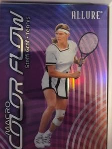 🔥 2025 Upper Deck Allure SE Steffi Graf #CF5-6 Macro Color Flow Tennis Legend R - Picture 1 of 2