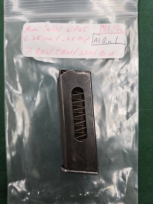Armi Galesi Brecia VP Vest Pocket Magazine 🇮🇹 .25 ACP 7 rd Factory Original 25 - Image 1 of 4