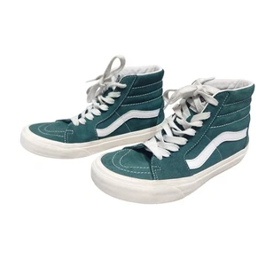 Vans Sk8-Hi Forest Green Suede High Top Shoe Sneaker Size 7 - Picture 1 of 7