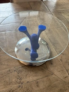 Alessi Bimboveloce By Mattia Di Rosa Designer Rare Cake Raised Stand Blue - Picture 1 of 4