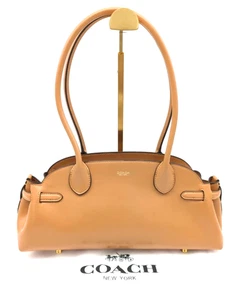 CAM03 Coach Brown Empire Carryall Bag 34 Shoulder Outlet Products NWT - Picture 1 of 12