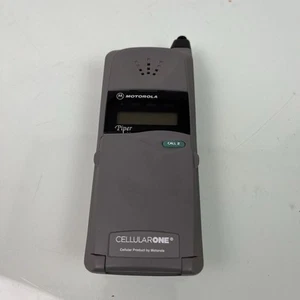 VTG Y2K 90’s Tech Motorola Piper Flip Phone AT&T Wireless Clean, Untested Retro - Afbeelding 1 van 9