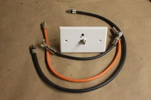 Antena/cable/juego de TV amplificada King RV, blanco y cables NUEVO SIN PAQUETE - Imagen 1 de 4