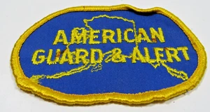 Vintage America Guard & Alert Alaska Patch  Blue - Gold #A3 - Picture 1 of 3