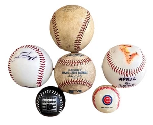 Baseballbälle Lot einer signiert und andere Vintage und mehr - Bild 1 von 2