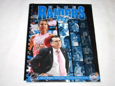 Guía de medios de baloncesto de postemporada Middle Tennessee Blue Raiders 08-09 para mujer Foto 1 de 2