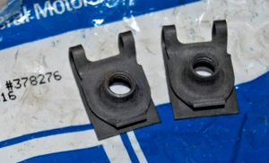 2 NOS 1967-81 Camaro Firebird 68-79 Nova Rear Leaf Spring Front Eye Nuts 378276 - Picture 1 of 1