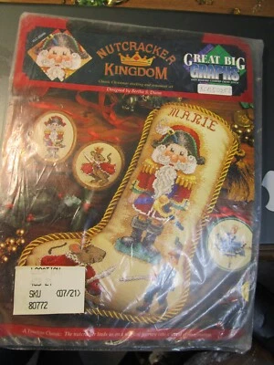 Great Big Graphs Counted Cross Stitch Kit Nutcracker Kingdom Stocking & Ornament - Image 1 of 3