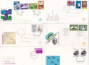 ODZ&ENDZ 6 GOOD/VERY GOOD NETHERLANDS OPEN FLAP FDOI N.V.P.H. SEAL 219 - Picture 1 of 3
