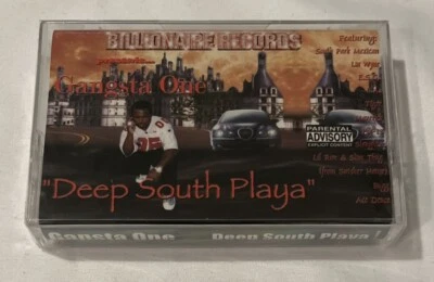 Deep South Playa [PA] -Gangsta One (Cassette, 2001, Billionaire Records) SEALED - Image 1 of 3