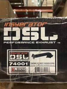 Tubo turbo de acero inoxidable recubierto de alta temperatura DSL 3" 2001-2004 6,6 L Duramax Lb7 - Imagen 1 de 9