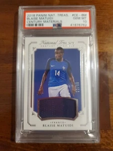 Panini National Treasures Century Materials 2018 Blaise Matuidi 22/99 - Imagen 1 de 2
