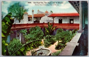 De Colección Ciudad de México DF San Angel Inn Hotel Años 1910 Ver Postal Antigua - Imagen 1 de 2