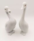 Entenpaar Ente Porzellan weiß Sammler Tierfigur Deko Geschenk 