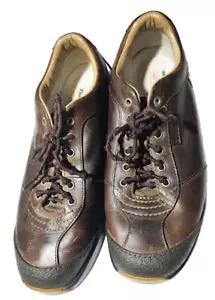 MBT Mens Brown Leather Walking Toning Rocker Brown Shoes Sz 8.5 - Picture 1 of 7