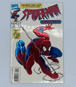 Spider-Man Adventures #1 1994 Quiosco Raro Marvel Lámina en Relieve Animada Nuevo - Imagen 1 de 13