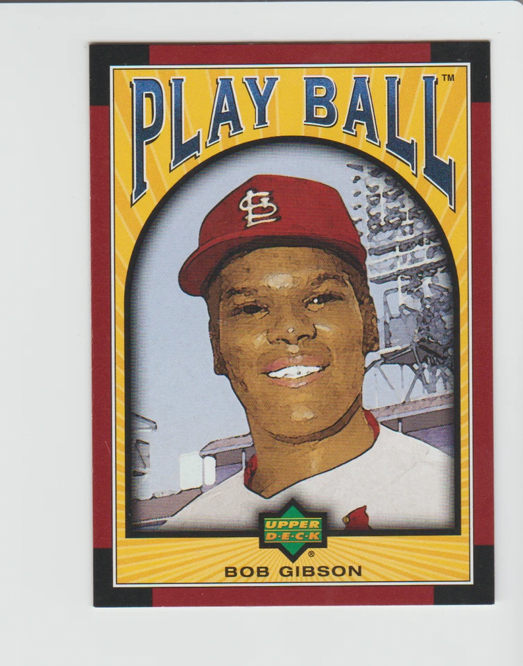 2004 Upper Deck Play Ball #36 Bob Gibson card, St. Louis Cardinals HOF - Image 1 of 1