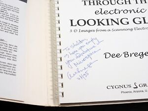 Dee Breger TROUGH The Electronic LOOKING GLASS signed book to Sheldon A.