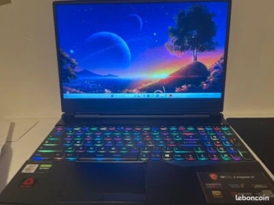 MSI GL65 Leopard 10SFK-623FR 15" 144 hz Core i7 2.6 GHz - 16Go- RTX 2070-SSD 512 - Photo 1/4