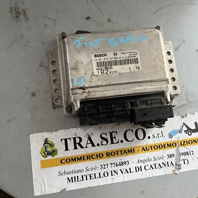 46814535 Centralina Motore per FIAT BRAVO (182) JTD 105 / 100  - Immagine 1 di 3