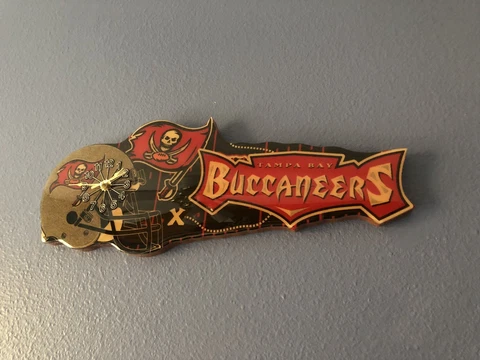 Tampa Bay Buccaneers Analog Wall Clock Cover