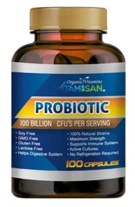 BACTISupport PROBIOTIC NATURAL 100 BILLION CFUs ULTRA STRENGHT ULTIMATE FLORA - Picture 1 of 3