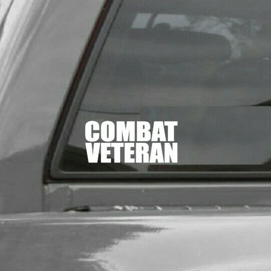 ORACAL COMBAT VETERAN Vinyl Window Decal Sticker