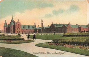 Postcard Early View Convalescent Home at Southport Merseyside Lancashire - Picture 1 of 2