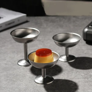 Stainless Steel Ice Cream Sundae Coup Dessert Cups Bowls Icecream Serving AU - Picture 1 of 13