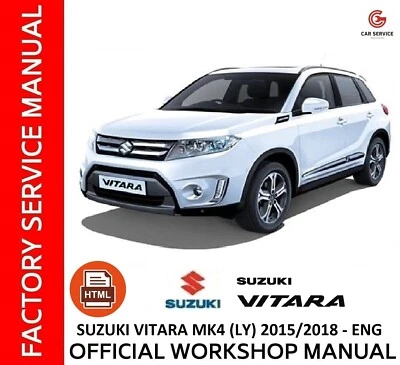 SUZUKI VITARA (LY) 2015/2018+ WORKSHOP MANUAL REPAIR SERVICE WIRING DIAGRAMS ENG - Image 1 of 4