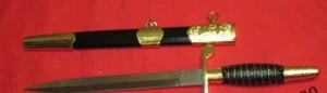 MARINE  DAGGER NAVY award souvenіr copy GOLD COLOR russian - Picture 1 of 3