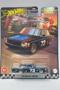 2024 Hot Wheels Premium Boulevard Real Riders '73 VOLVO 142 GL - Picture 1 of 1