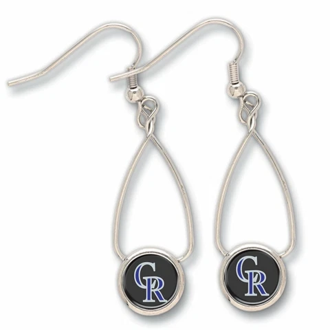 MLB Colorado Rockies French Loop Earrings - NEW Cover