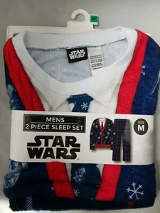 Star Wars Men's 2 Piece Fleece Sleep Set Pajamas - Picture 1 of 4