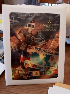 1991 Commemorative Stamp Collection Yearbook USPS Mint Set(sealed) - Image 1 of 3