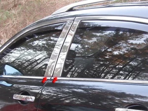 FOR 2014-2017 INFINITI QX50 * 4 Piece Stainless Pillar Post Trim. 4-door, SUV - Picture 1 of 1